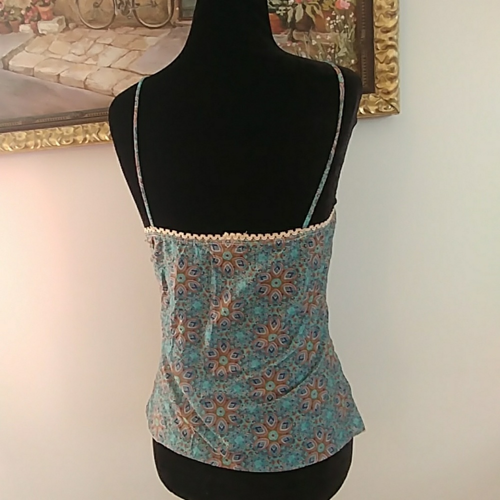 Vintage 90's boho ruffled tank top - Picture 6 of 8